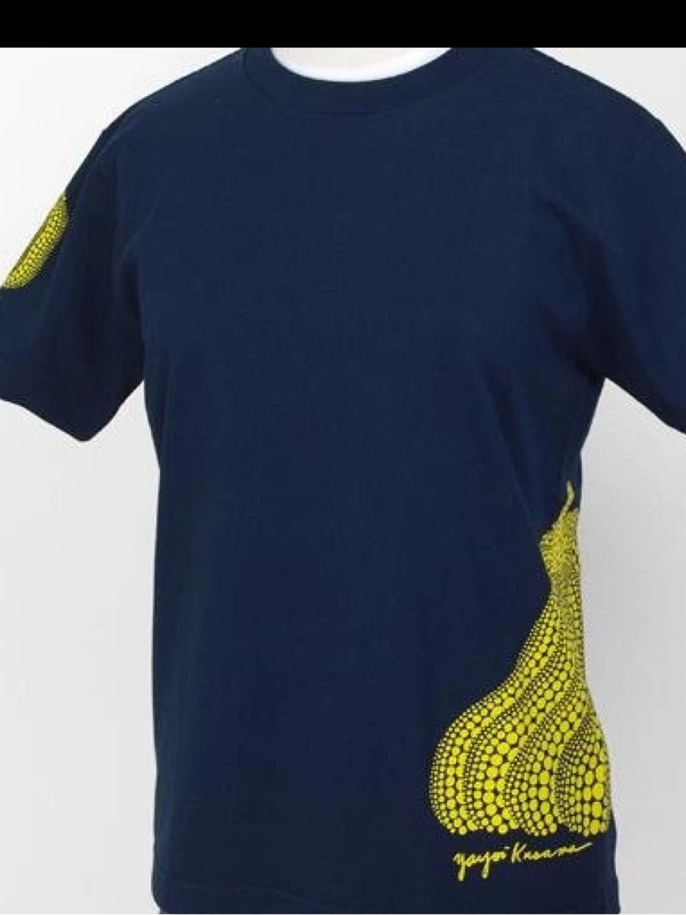 Yayoi Kusama MOMA Japanese Art Series  Tee with Yellow Graphic Pumpkin
